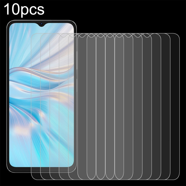 For Blackview Oscal C70 10pcs 0.26mm 9H 2.5D Tempered Glass Film - For Blackview by PMC TechLife | Online Shopping South Africa | PMC TechLife