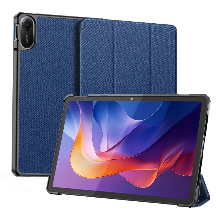 For Xiaomi Redmi Pad 2 DUX DUCIS Domo Series Magnetic Flip Leather Tablet Case(Blue) - free shipping - PMC TechLife - Order now!
