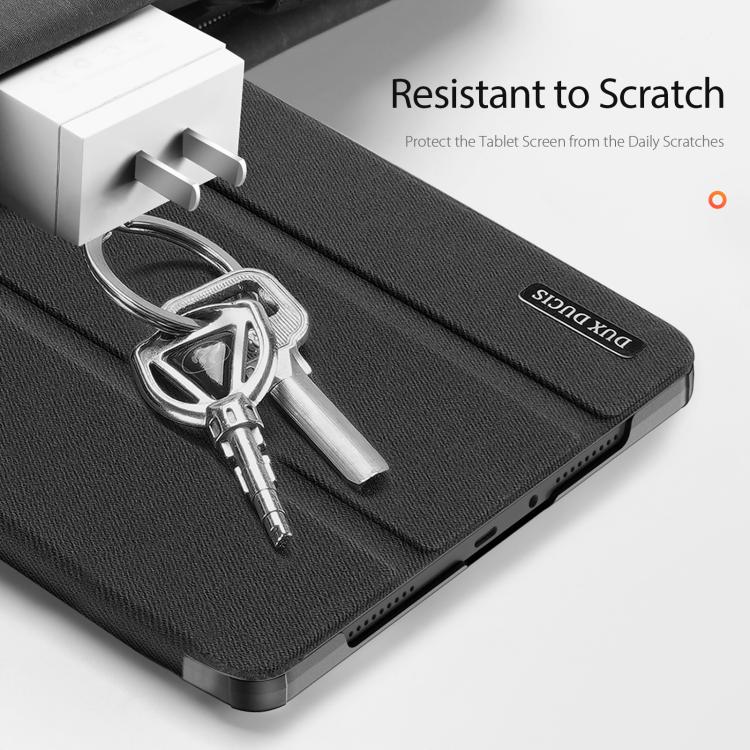 For Xiaomi Redmi Pad 2 DUX DUCIS Domo Series Magnetic Flip Leather Tablet Case(Black) - free shipping - PMC TechLife - Order now!