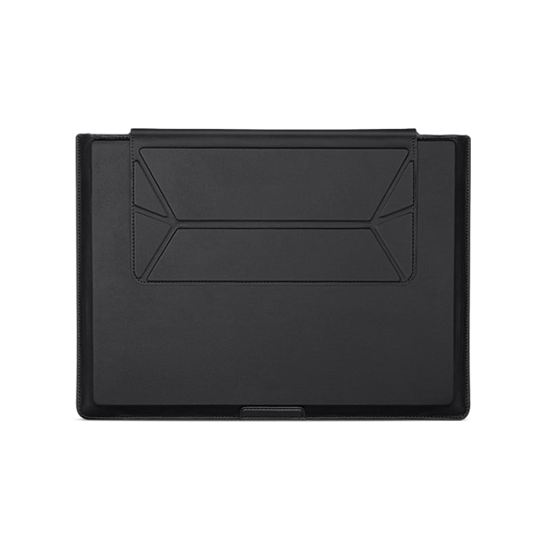 13-14 inch Universal Laptop Magnetic Holder Stitching Inner Bag(Black) - 13.3 inch by PMC Jewellery | Online Shopping South Africa | PMC Jewellery | Buy Now Pay Later Mobicred