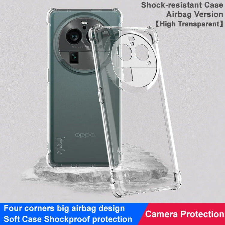 For OPPO Find X6 Pro 5G imak Shockproof Airbag TPU Phone Case(Transparent) - free shipping - PMC TechLife - Order now!