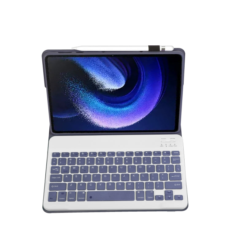 For Xiaomi Pad 6 / Pad 6 Pro A0N7 Lambskin Texture Ultra-thin Bluetooth Keyboard Leather Case(Purple) - Others Keyboard by PMC TechLife | Online Shopping South Africa | PMC TechLife