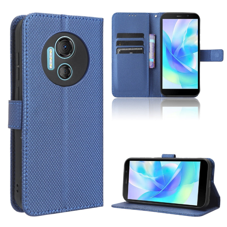 For Doogee X97 / X97 Pro Diamond Texture Leather Phone Case(Blue) - Doogee Cases by PMC TechLife | Online Shopping South Africa | PMC TechLife | Buy Now Pay Later Mobicred