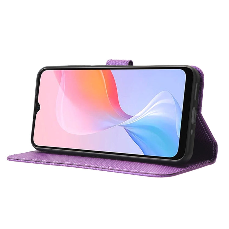 For Blackview A85 Diamond Texture Leather Phone Case(Purple) - free shipping - PMC TechLife - Order now!