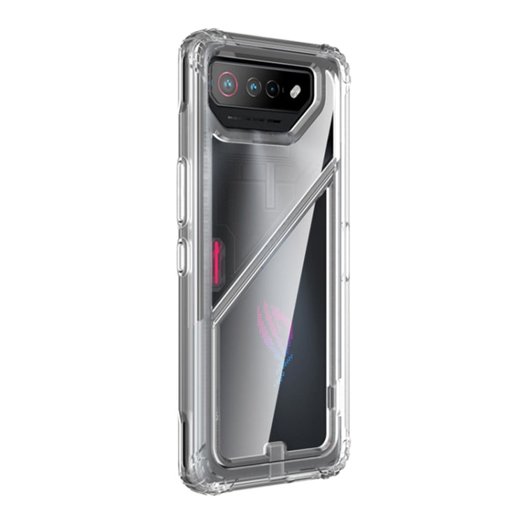 For Asus ROG Phone 7 / 7 Ultimate PC + TPU Shockproof Phone Case with Magnetic Holder(Translucent) - free shipping - PMC TechLife - Order now!