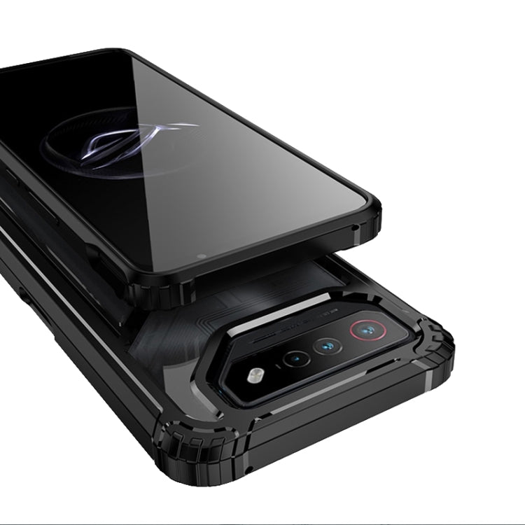 For Asus ROG Phone 7 / 7 Ultimate PC + TPU Shockproof Phone Case with Magnetic Holder(Translucent) - free shipping - PMC TechLife - Order now!