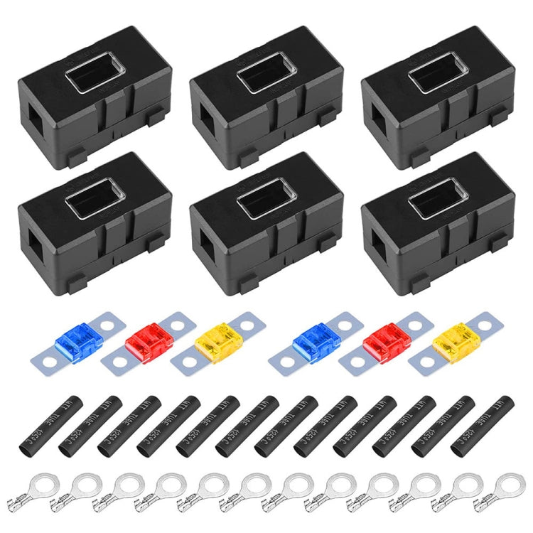 6 in 1 ANS Car Fuse Holder Fuse Box, Current:40A & 50A & 60A - Fuse by PMC TechLife | Online Shopping South Africa | PMC TechLife | Buy Now Pay Later Mobicred