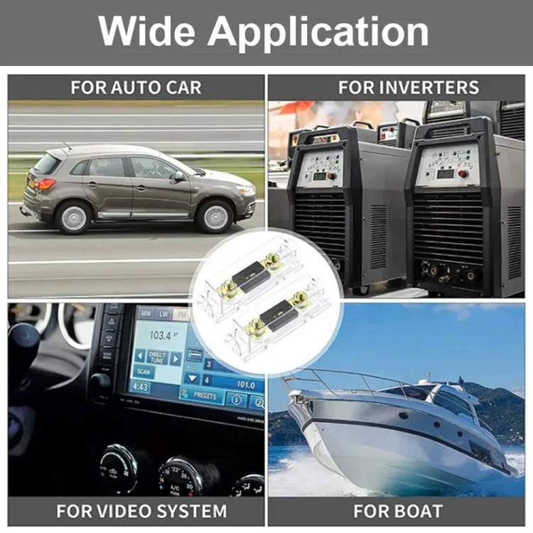 2 in 1 ANL Car Fuse Holder Electrical Protection Insulating Cover, Current:100A - Fuse by PMC TechLife | Online Shopping South Africa | PMC TechLife | Buy Now Pay Later Mobicred