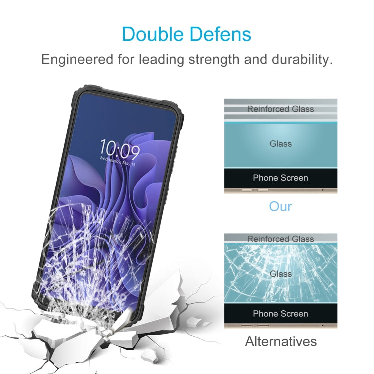 For Blackview BV5300 Pro 50pcs 0.26mm 9H 2.5D Tempered Glass Film - For Blackview by PMC TechLife | Online Shopping South Africa | PMC TechLife