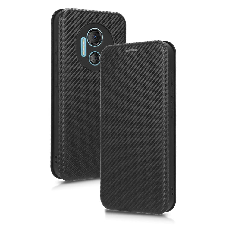 For DOOGEE X97 / X97 Pro Carbon Fiber Texture Flip Leather Phone Case(Black) - Doogee Cases by PMC TechLife | Online Shopping South Africa | PMC TechLife | Buy Now Pay Later Mobicred