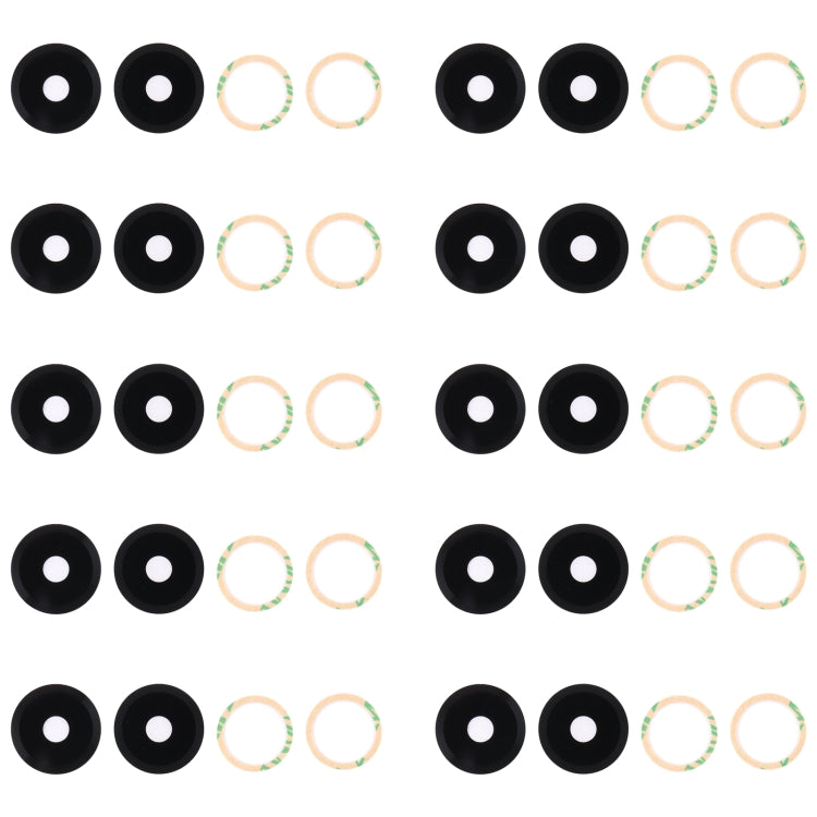 For vivo Y35 10pcs Back Camera Lens - Camera Parts by PMC TechLife | Online Shopping South Africa | PMC TechLife