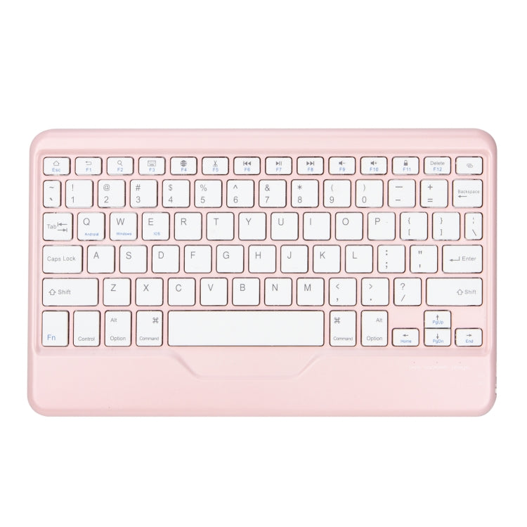 Z10B For iPad 10th Gen 10.9 2022 / 11 2025 Pen Slot Bluetooth Keyboard Leather Tablet Case(Pink) - Universal by PMC TechLife | Online Shopping South Africa | PMC TechLife | Buy Now Pay Later Mobicred