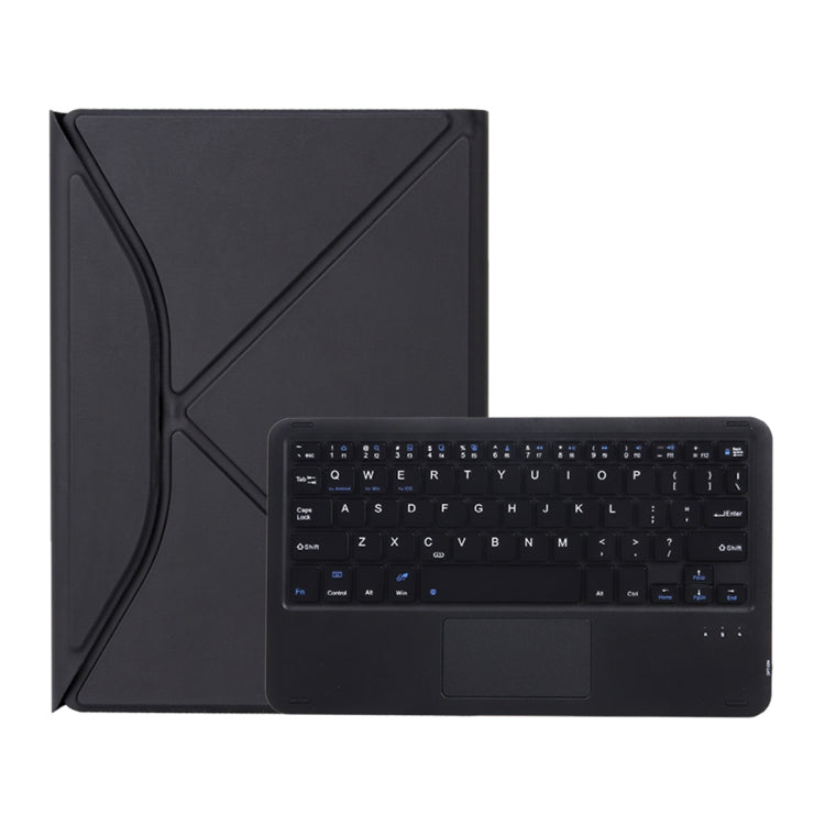 Z10B-A For iPad 10th Gen 10.9 2022 / 11 2025 Pen Slot Touchpad Bluetooth Keyboard Leather Tablet Case(Black) - free shipping - PMC TechLife - Order now!