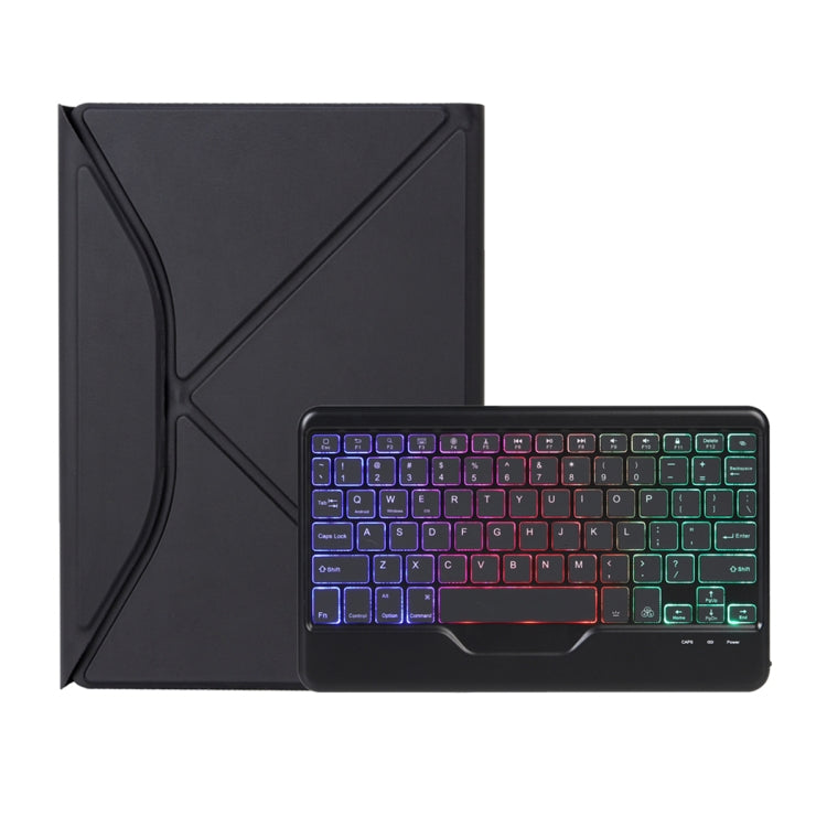 Z10BS For iPad 10th Gen 10.9 2022 Pen Slot Backlight Bluetooth Keyboard Leather Tablet Case(Black) - Universal by PMC TechLife | Online Shopping South Africa | PMC TechLife