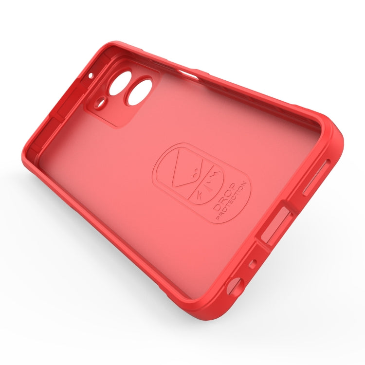 For Realme 10 Pro 5G Magic Shield TPU + Flannel Phone Case(Red) - free shipping - PMC TechLife - Order now!