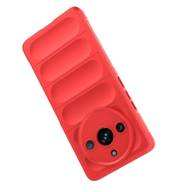 For Realme 11 Pro 5G/11 Pro+ 5G Magic Shield TPU + Flannel Phone Case(Dark Grey) - Realme Cases by PMC TechLife | Online Shopping South Africa | PMC TechLife | Buy Now Pay Later Mobicred