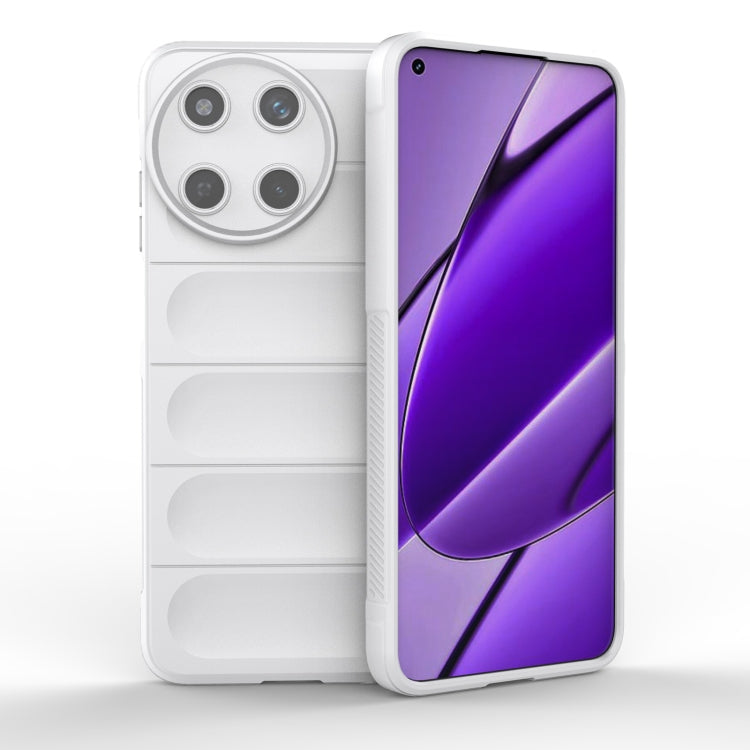 For Realme 11 4G Global Magic Shield TPU + Flannel Phone Case(White) - free shipping - PMC TechLife - Order now!