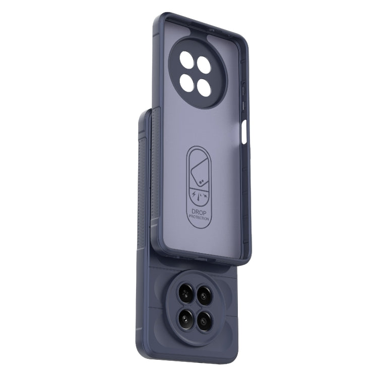 For Realme 12 5G Global Magic Shield TPU + Flannel Phone Case(Purple) - Realme Cases by PMC TechLife | Online Shopping South Africa | PMC TechLife | Buy Now Pay Later Mobicred