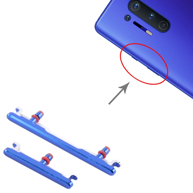 For OnePlus 8 Pro Power Button + Volume Control Button(Blue) - Home key & Side Key by PMC TechLife | Online Shopping South Africa | PMC TechLife