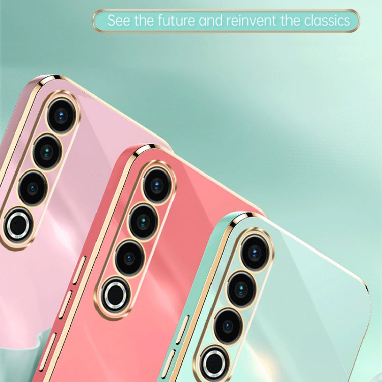 For Meizu 20 Pro 5G XINLI Straight Edge 6D Electroplate TPU Phone Case(Cherry Purple) - free shipping - PMC Jewellery - Order now!