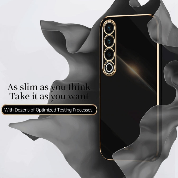 For Meizu 20 Pro 5G XINLI Straight Edge 6D Electroplate TPU Phone Case(Mint Green) - More Brand by XINLI | Online Shopping South Africa | PMC Jewellery | Buy Now Pay Later Mobicred
