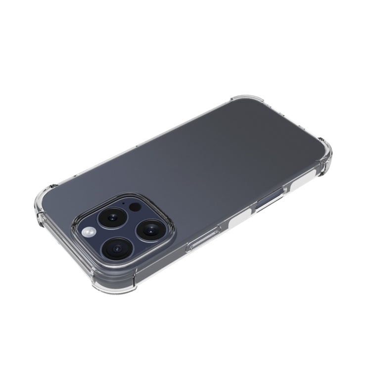 For iPhone 16 Pro Shockproof Non-slip Thickening TPU Phone Case(Transparent) - iPhone 16 Pro Cases by PMC TechLife | Online Shopping South Africa | PMC TechLife | Buy Now Pay Later Mobicred