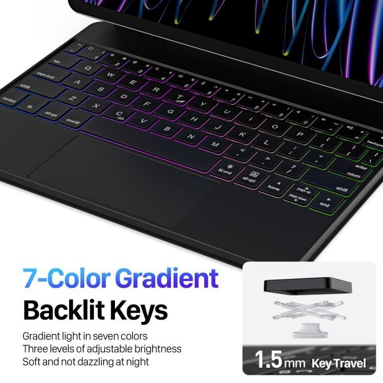 DUX DUCIS MK Series Floating Magnetic Keyboard Tablet Leather Case For iPad Pro 11 2022 / Air 11 2024 - free shipping - PMC TechLife - Order now!