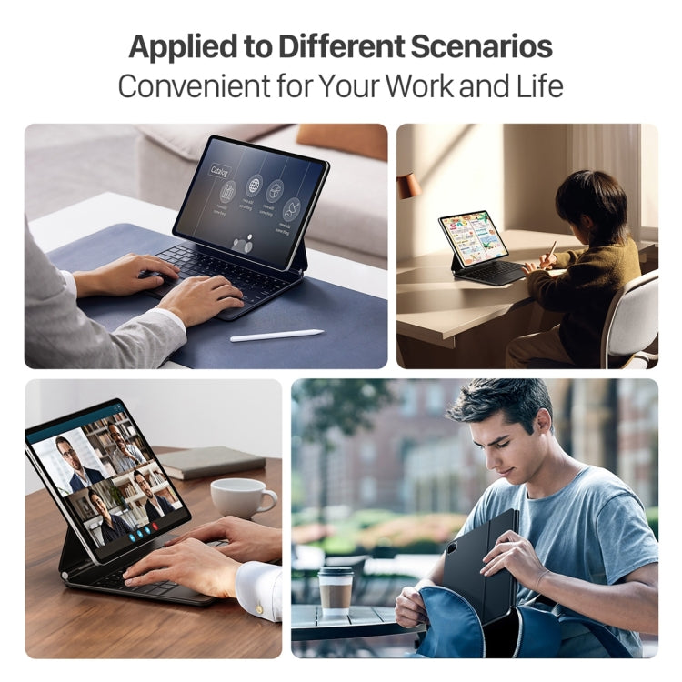 DUX DUCIS MK Series Floating Magnetic Keyboard Tablet Leather Case For iPad Pro 12.9 2022 - free shipping - PMC TechLife - Order now!