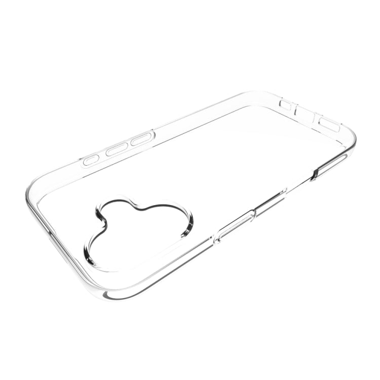 For iPhone 16 Waterproof Texture TPU Phone Case(Transparent) - iPhone 16 Cases by PMC TechLife | Online Shopping South Africa | PMC TechLife | Buy Now Pay Later Mobicred