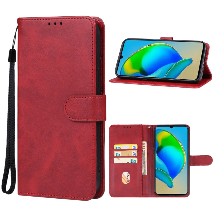 For ZTE Blade V41 Smart Leather Phone Case(Red) - ZTE Cases by PMC TechLife | Online Shopping South Africa | PMC TechLife | Buy Now Pay Later Mobicred