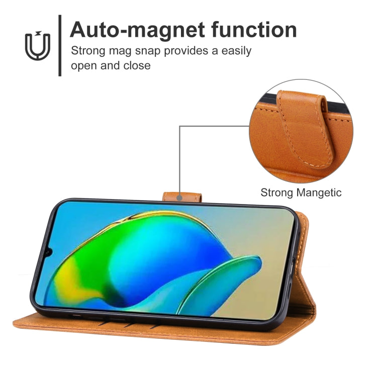 For ZTE Blade V41 Smart Leather Phone Case(Brown) - ZTE Cases by PMC TechLife | Online Shopping South Africa | PMC TechLife | Buy Now Pay Later Mobicred