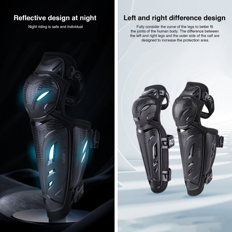 2 in 1 Knee Pads Motolsg Motorcycle Bicycle Riding Protective Gear - Protective Gear by PMC TechLife | Online Shopping South Africa | PMC TechLife | Buy Now Pay Later Mobicred