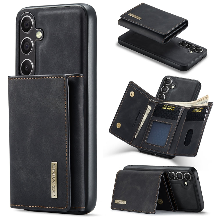 For Samsung Galaxy S24+ 5G DG.MING M1 Series 3-Fold Multi Card Wallet + Magnetic Phone Case(Black) - free shipping - PMC Jewellery - Order now!