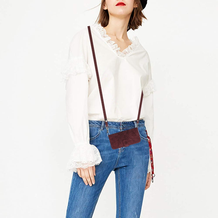 For Xiaomi Poco F5 Pro Skin Feel Sun Flower Embossed Flip Leather Phone Case with Lanyard(Wine Red) - Xiaomi Cases by PMC TechLife | Online Shopping South Africa | PMC TechLife | Buy Now Pay Later Mobicred