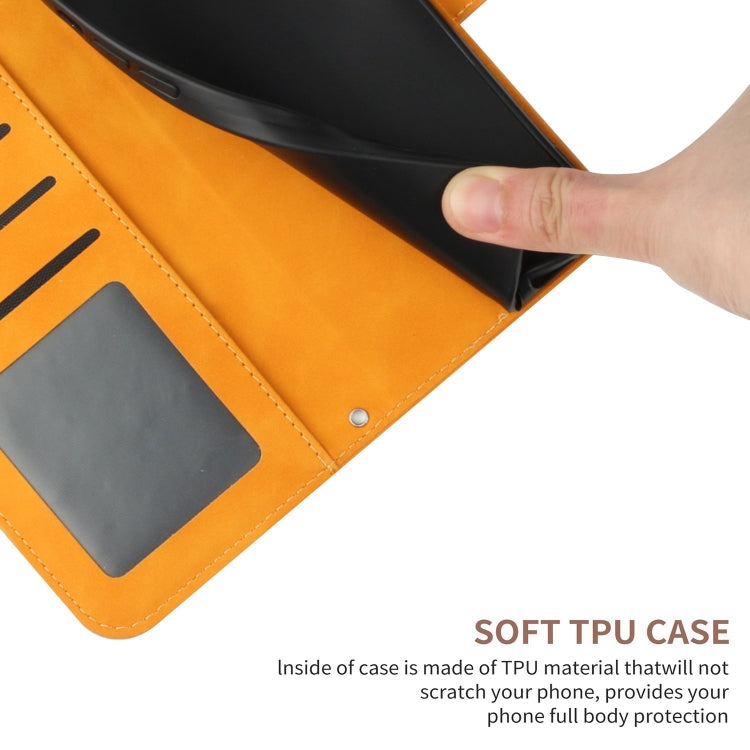 For Xiaomi 13T / 13T Pro Skin Feel Sun Flower Embossed Flip Leather Phone Case with Lanyard(Yellow) - Xiaomi Cases by PMC TechLife | Online Shopping South Africa | PMC TechLife | Buy Now Pay Later Mobicred