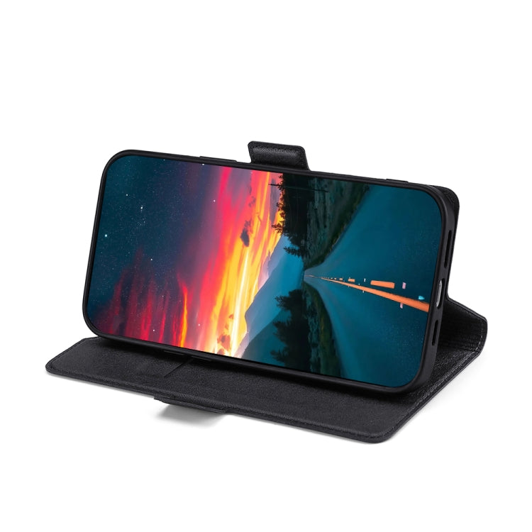 For Nokia C12 Ultra-thin Voltage Side Buckle Horizontal Flip Leather Phone Case(Black) - Nokia Cases by PMC TechLife | Online Shopping South Africa | PMC TechLife | Buy Now Pay Later Mobicred