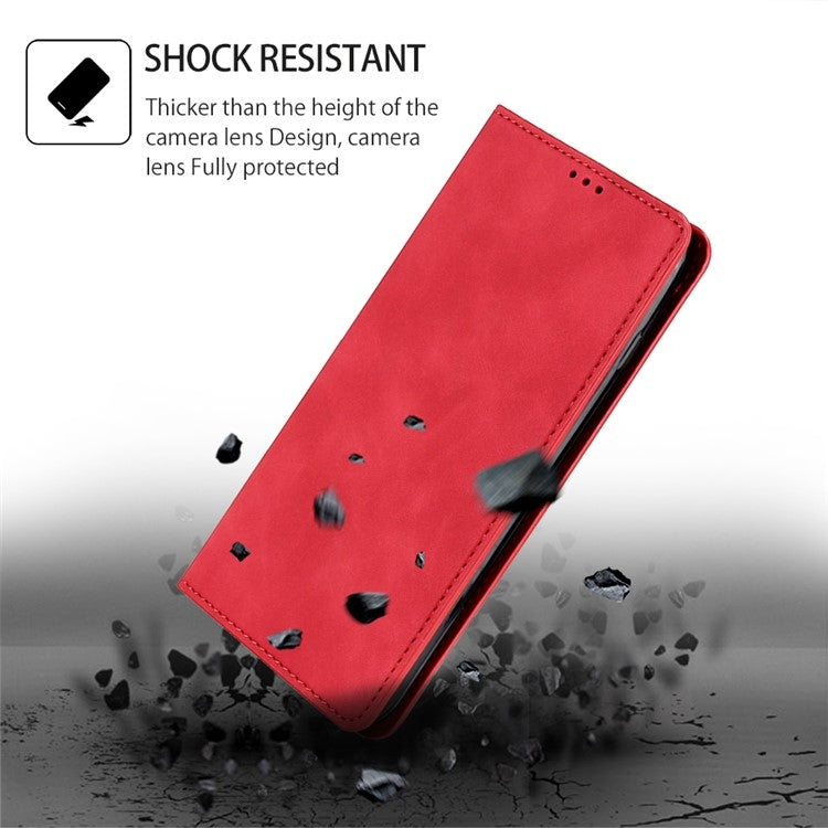 For Huawei Pura 70 Pro / Pro+ Skin Feel Magnetic Leather Phone Case(Red) - Huawei Cases by PMC Jewellery | Online Shopping South Africa | PMC Jewellery | Buy Now Pay Later Mobicred
