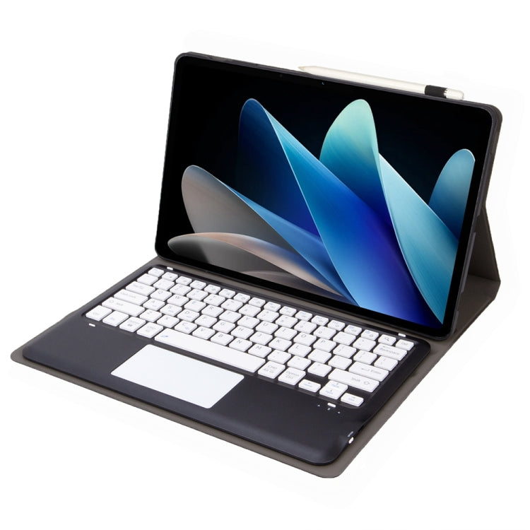 For vivo Pad 2 12.1 inch AV12-A Ultra-thin Split Bluetooth Keyboard Leather Tablet Case with Touchpad(Black+White) - Others Keyboard by PMC TechLife | Online Shopping South Africa | PMC TechLife