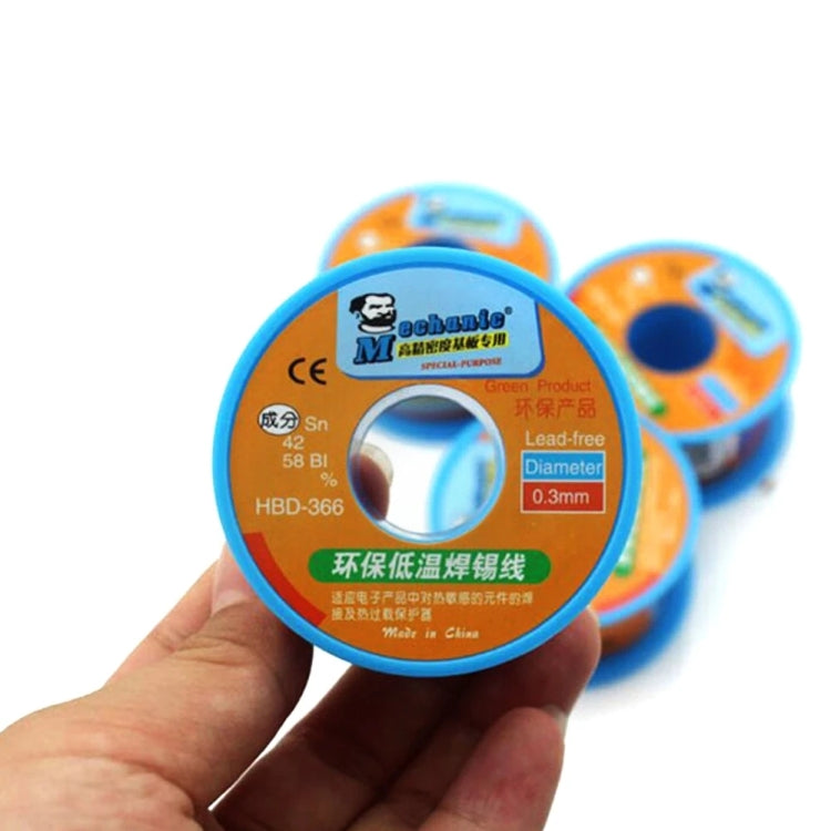 Mechanic HBD-366 40g Tin Solder Wire Lead-Free Solder Melt Rosin Core, Model:0.3mm - free shipping - PMC TechLife - Order now!