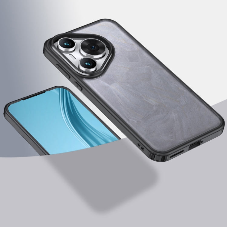 For Huawei Pura 70 Pro / 70 Pro+ Armor Clear TPU Hard PC Phone Case(Matte Black) - Huawei Cases by PMC TechLife | Online Shopping South Africa | PMC TechLife | Buy Now Pay Later Mobicred