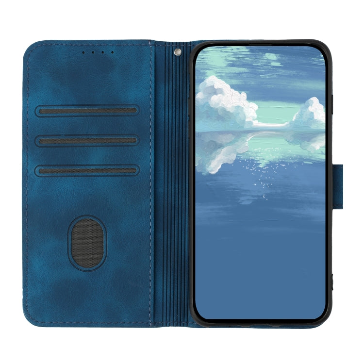 For Google Pixel 9 Line Pattern Skin Feel Leather Phone Case(Royal Blue) - free shipping - PMC TechLife - Order now!