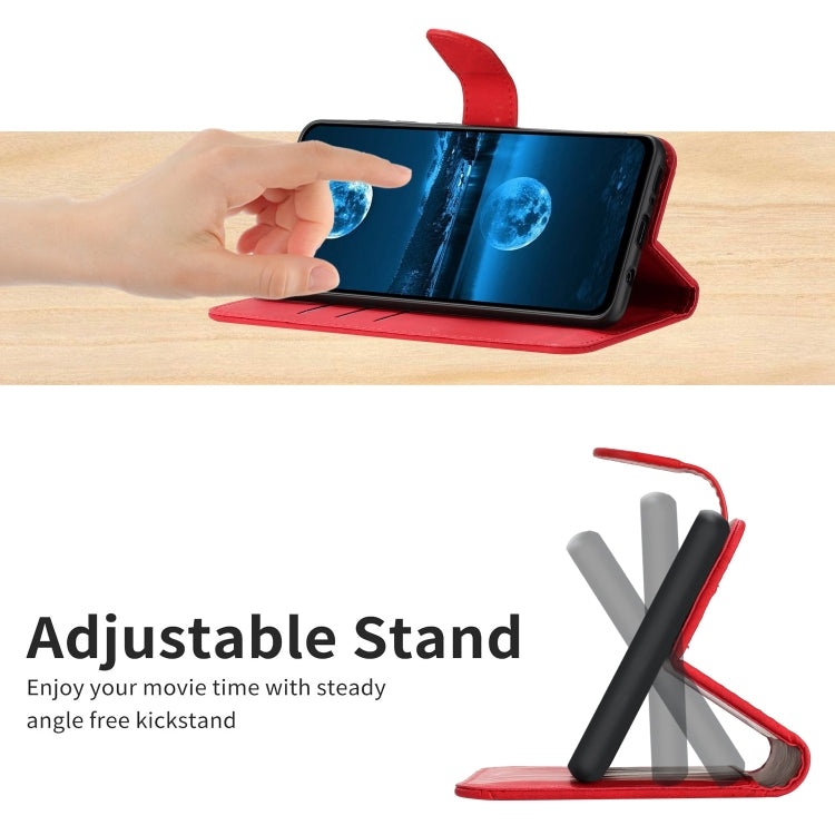 For Motorola Moto E22 / E22i 4G Stitching Embossed Leather Phone Case(Red) - free shipping - PMC TechLife - Order now!