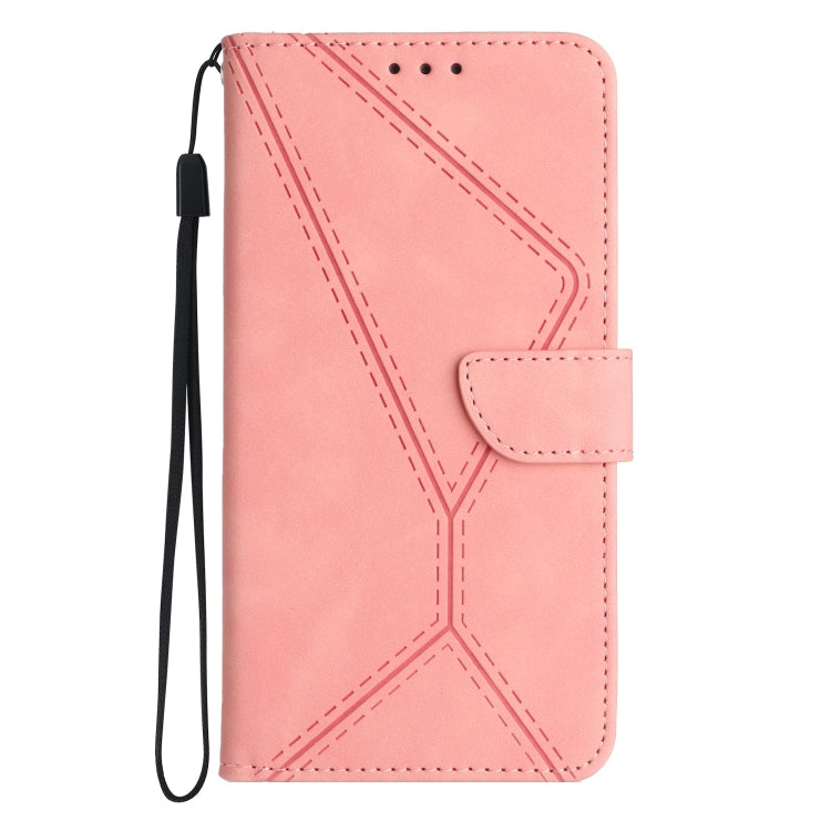 For Motorola Moto G Power 2022 Stitching Embossed Leather Phone Case(Pink) - free shipping - PMC TechLife - Order now!