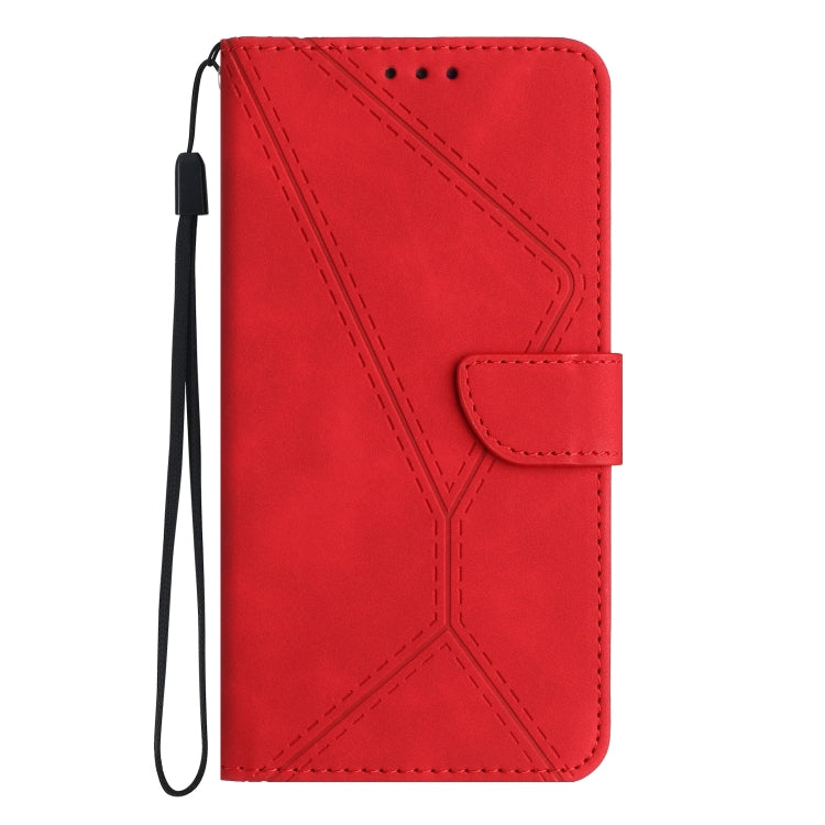 For Motorola Moto G52J Stitching Embossed Leather Phone Case(Red) - free shipping - PMC TechLife - Order now!