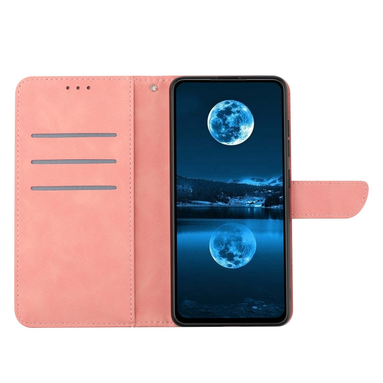 For Motorola Moto G73 5G Stitching Embossed Leather Phone Case(Pink) - free shipping - PMC TechLife - Order now!