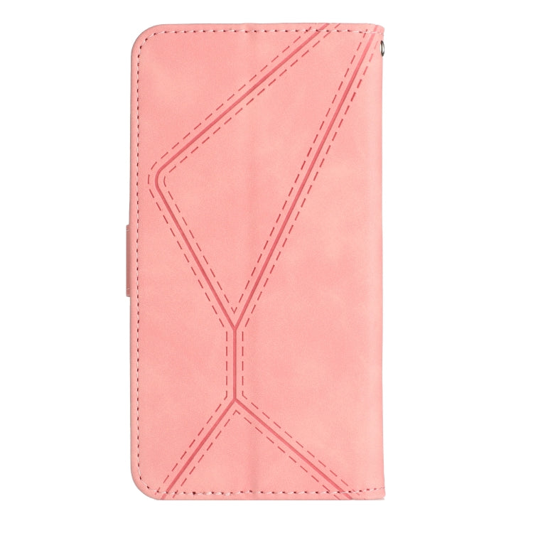 For Motorola Moto G84 Stitching Embossed Leather Phone Case(Pink) - free shipping - PMC TechLife - Order now!