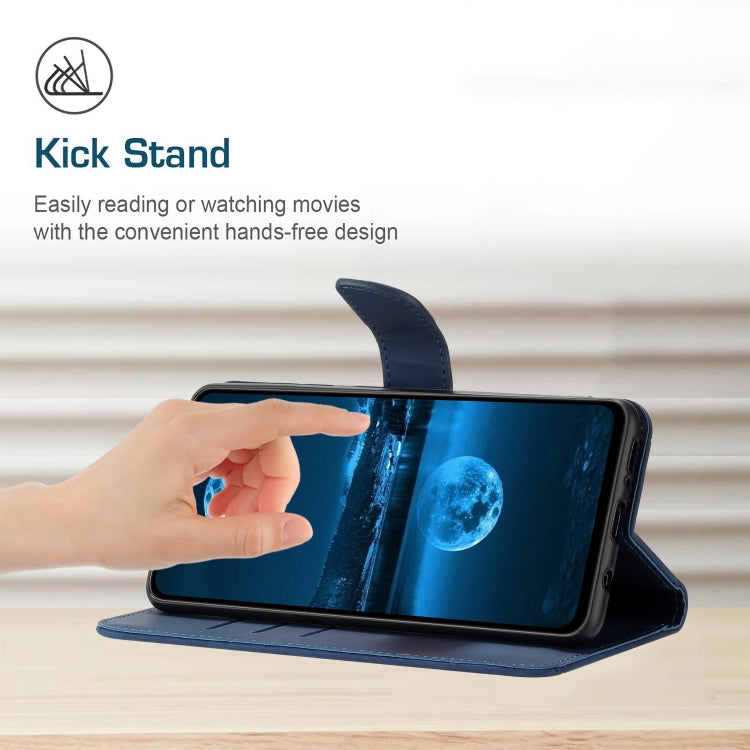For Motorola Moto G 5G 2025 Stitching Embossed Leather Phone Case(Blue) - free shipping - PMC TechLife - Order now!