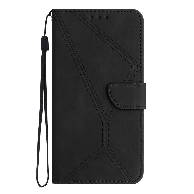 For Motorola Moto G Stylus 5G 2025 Stitching Embossed Leather Phone Case(Black) - free shipping - PMC TechLife - Order now!