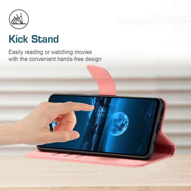 For Motorola Edge 60 Pro Stitching Embossed Leather Phone Case(Pink) - free shipping - PMC TechLife - Order now!