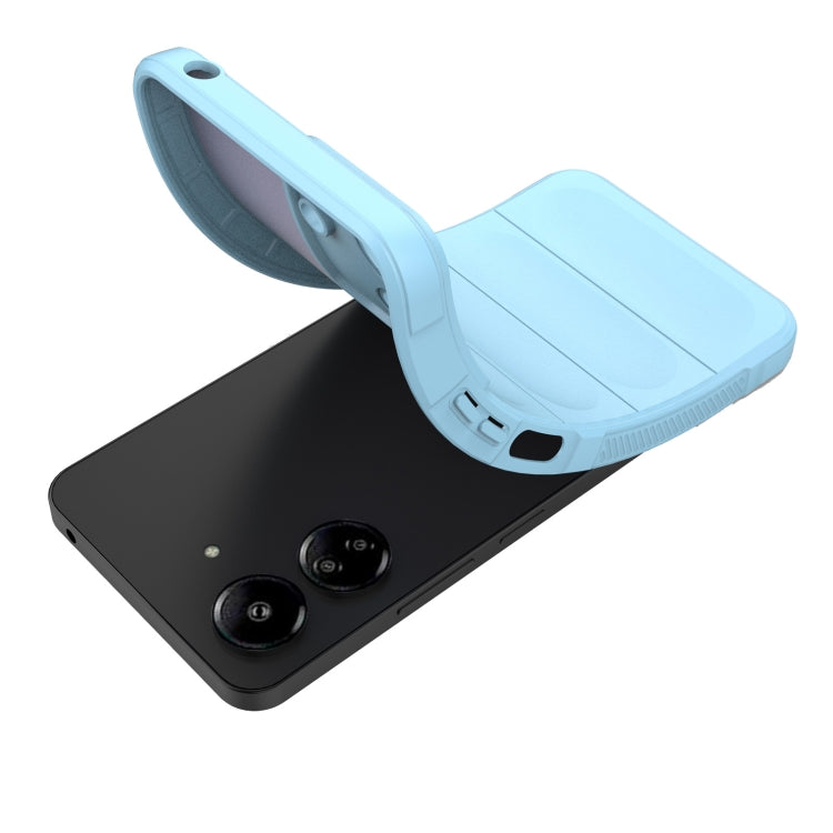 For Xiaomi Redmi 13C 4G Global Magic Shield TPU + Flannel Phone Case(Purple) - 13C Cases by PMC TechLife | Online Shopping South Africa | PMC TechLife | Buy Now Pay Later Mobicred